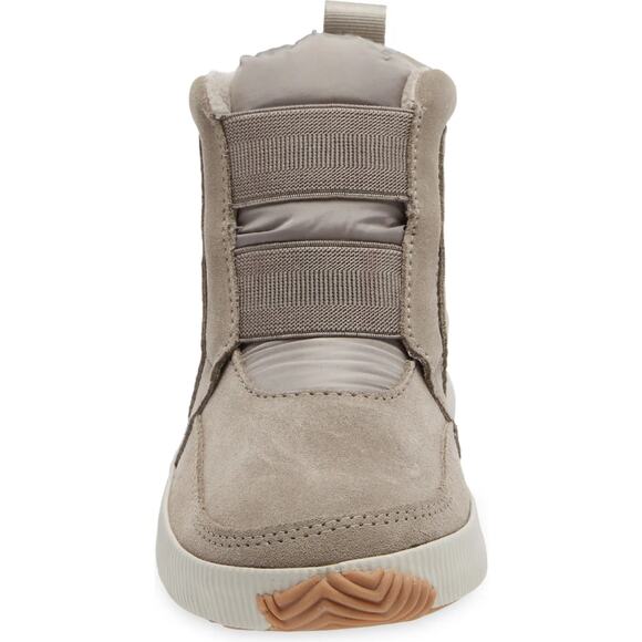 Sorel Women Ankle Bootie Out N About Plus Mid WP Size US 6 Kettle Grey Leather - Picture 4 of 6